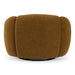 Thune - Modern Brown Fabric Swivel Accent Chair