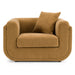 Tiene - Modern Orange Fabric Chair