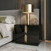 Token Modern Black & Gold 4-Piece Bedroom Set