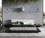 Tokyo - Queen Contemporary Black and White Platform Bed
