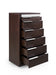 Torino Modern Brown Oak & Grey Chest