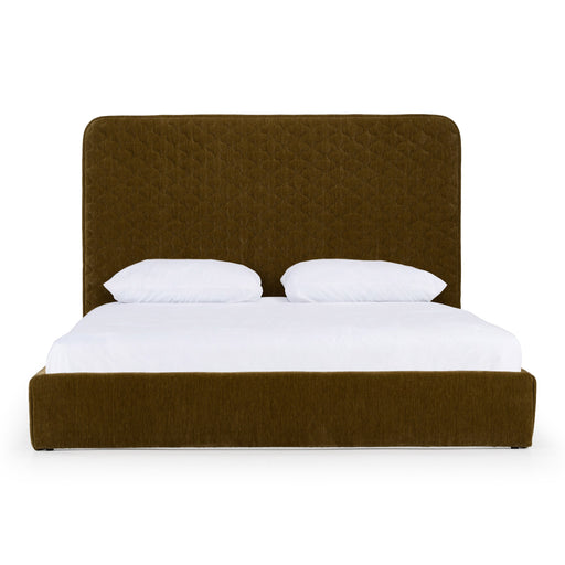 Trieste - Modern Brown Fabric Bed