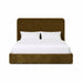 Trieste - Modern Brown Fabric Bed