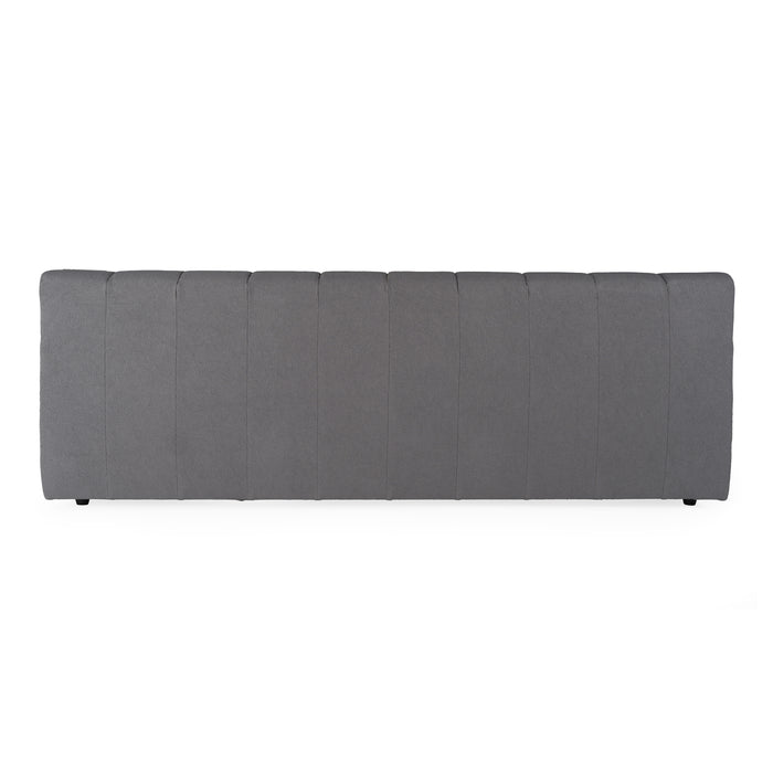 Tyree - Modern Tufted Grey Fabric Bed