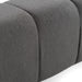 Eastern King Tyree - Modern Tufted Grey Fabric Bed