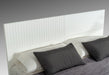 Valencia Contemporary White Bed