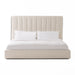 Valhalla - Contemporary White Fabric Bed