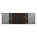 Velondra - Modern Eucalypto + Marble Bed with Two Nightstands
