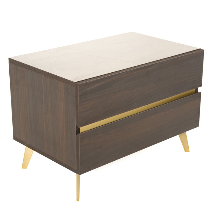 Velondra - Modern Eucalypto + Marble Bedroom Set