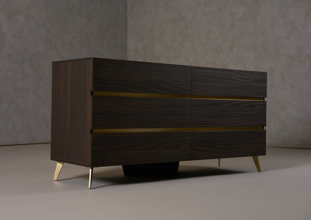 Velondra - Modern Eucalypto + Marble Dresser