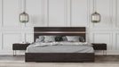Benzon Italian Modern Dark Rovere Bed