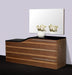 Portofino Adjustable Leatherette Bed with built-in Nightstands