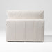 Vicki - Modern Off-White Fabric Modular Armless Seat