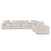 Vicki - Modern Off-White Fabric Modular Corner Seat