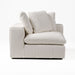 Vicki - Modern Off-White Fabric Modular Corner Seat