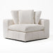 Vicki - Modern Off-White Fabric Modular Corner Seat