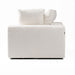 Vicki - Modern Off-White Fabric Modular Corner Seat