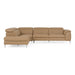 Viola - Italian Contemporary Deserto Leather Left Facing Sectional Sofa