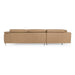 Viola - Italian Contemporary Deserto Leather Left Facing Sectional Sofa