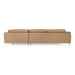 Viola - Italian Contemporary Deserto Leather Right Facing Sectional Sofa