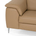 Viola - Italian Contemporary Deserto Leather Right Facing Sectional Sofa
