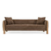 Voight - Contemporary Brown Fabric Sofa