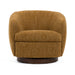 Wendt - Modern Mustard Fabric Swivel Accent Chair