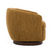 Wendt - Modern Mustard Fabric Swivel Accent Chair