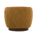 Wendt - Modern Mustard Fabric Swivel Accent Chair