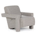 Wylie - Modern Light Grey-Beige Fabric Accent Chair