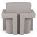 Wylie - Modern Light Grey-Beige Fabric Accent Chair
