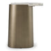Yano marble and brass end table