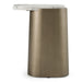 Yano marble and brass end table