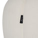 Yolonda - Modern Curved Off-White Fabric Sofa
