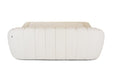 Yolonda - Modern Off-White Fabric Bed