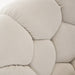 Yolonda - Modern Off-White Fabric Bed
