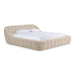 Yolonda - Modern Beige Fabric Bed