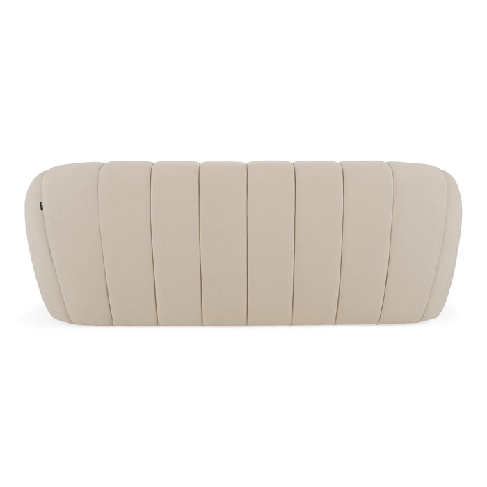 Yolonda - Modern Beige Fabric Bed