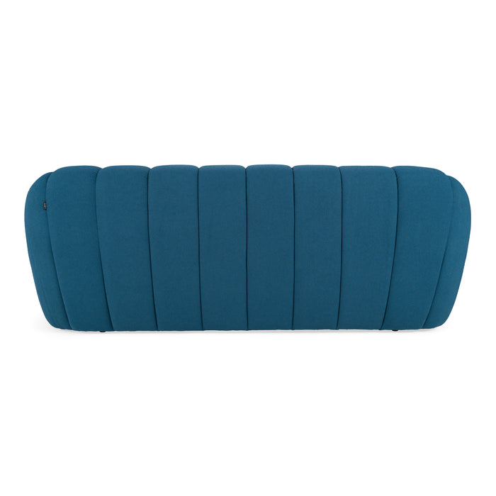 Yolonda - Modern Dark Teal Fabric Bed