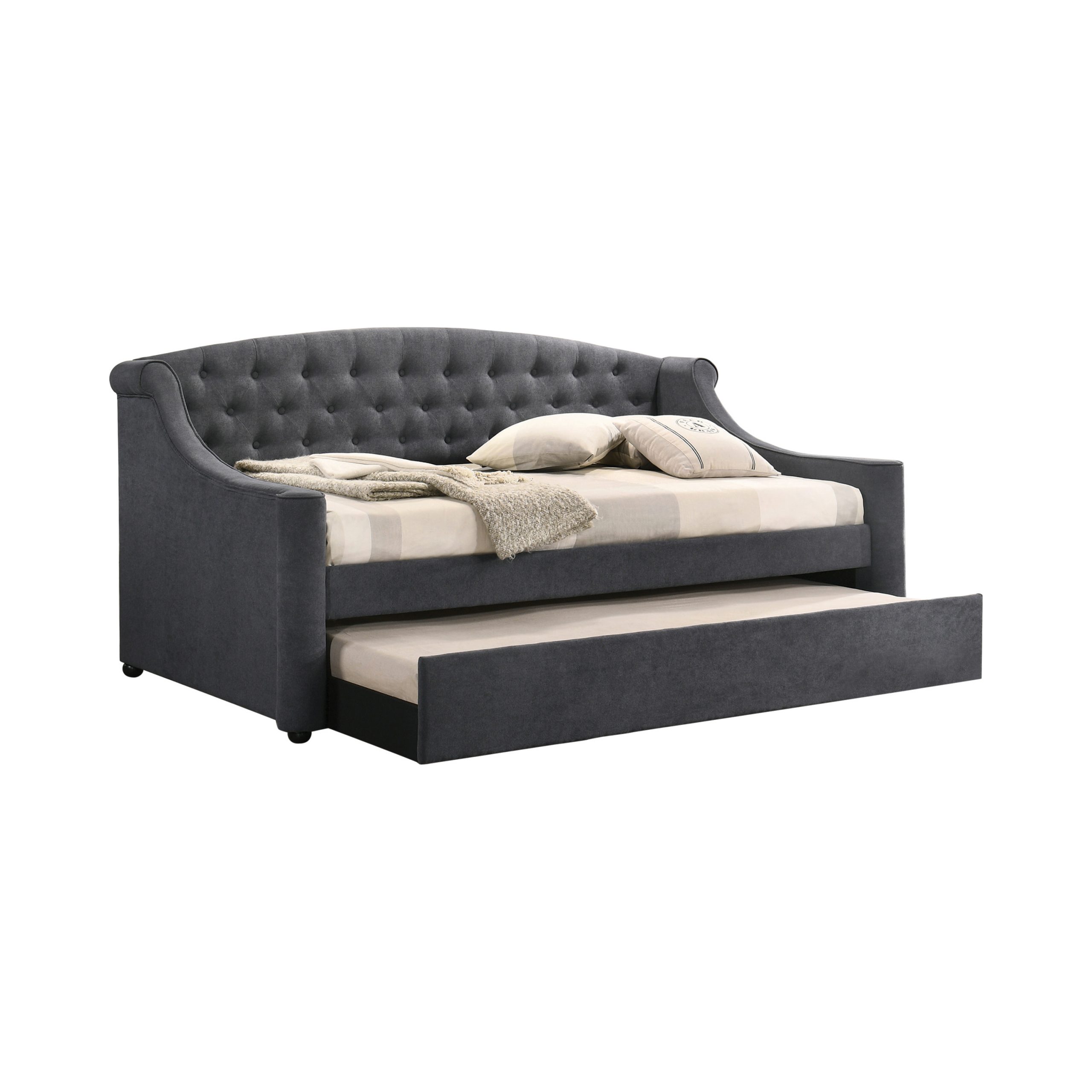 GREY - UPH TWIN DAYBED - NorCalFurniture